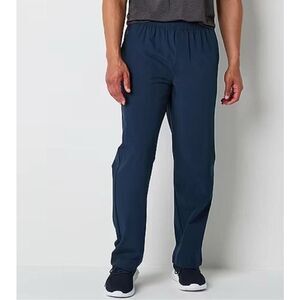 NWT XERSION Men’s Fleece Sweatpants 4XL Navy Blue Open Bottom Super Soft Pockets